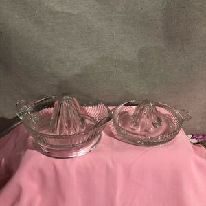 Vintage Clear Glass Juicer’s